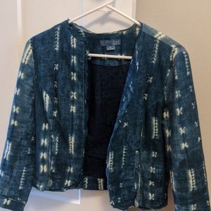 Anthropologie Denim Blazer